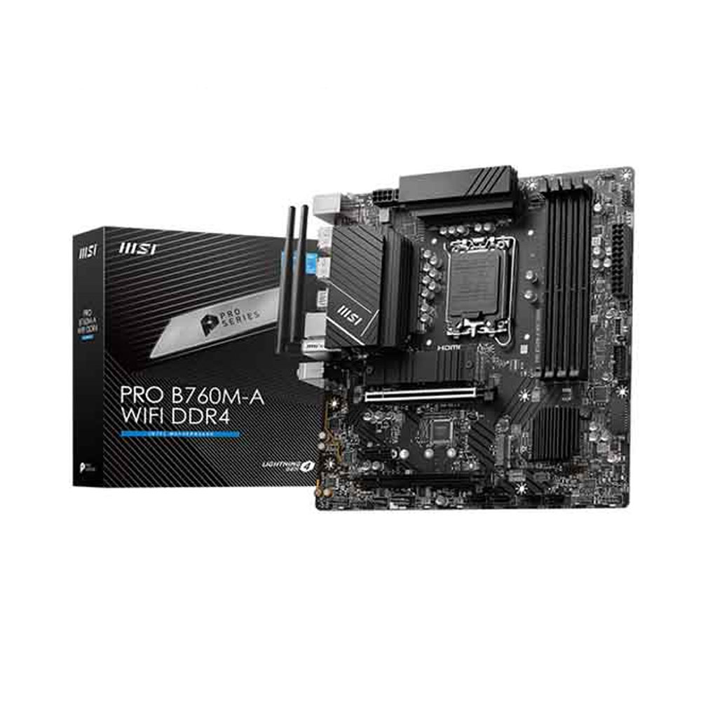 Bo Mạch Chủ Main MSI PRO Z760M-A WIFI DDR4 Socket LGA1700 - Hàng Chính Hãng