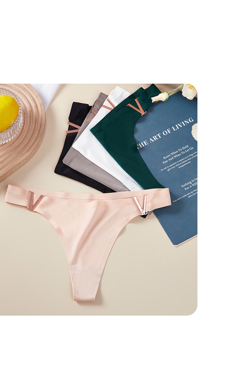 Quần Lót Nữ Lọt Khe Lụa Băng Khóa Chữ V 6073 – Quyến Rũ &amp; Thoải Mái Tối Ưu