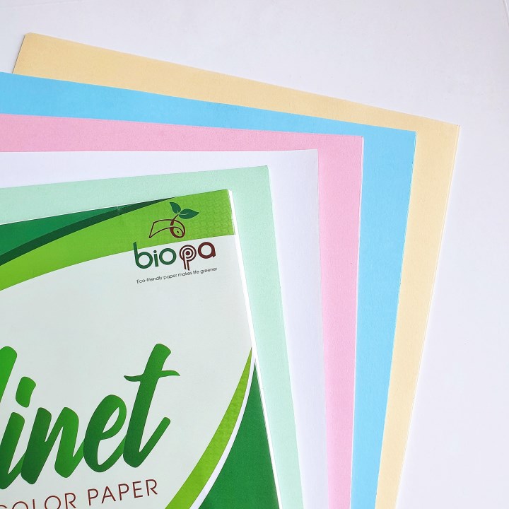 Combo 100 tờ giấy bìa màu A4 - bìa cứng 5 màu - hàng sản xuất tại Việt Nam