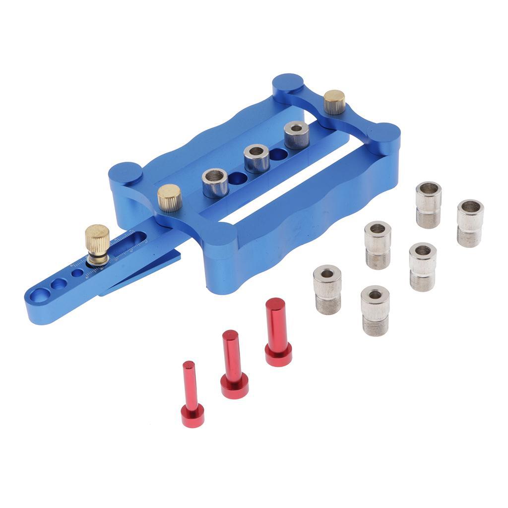 Drill Guide Dowel Straight Hole Woodworking Positioner 10pcs