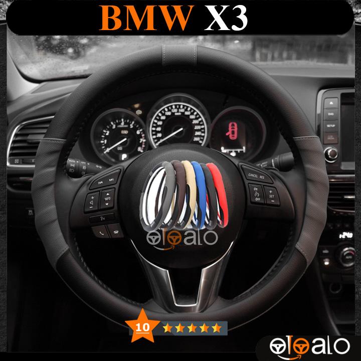 Bọc vô lăng da PU dành cho xe BMW X3 cao cấp SPAR - OTOALO