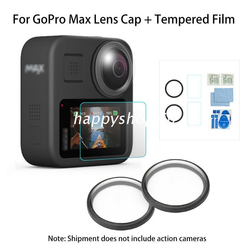 1 Bộ Kính Cường Lực Bảo Vệ Ống Kính Máy Ảnh Gopro Max