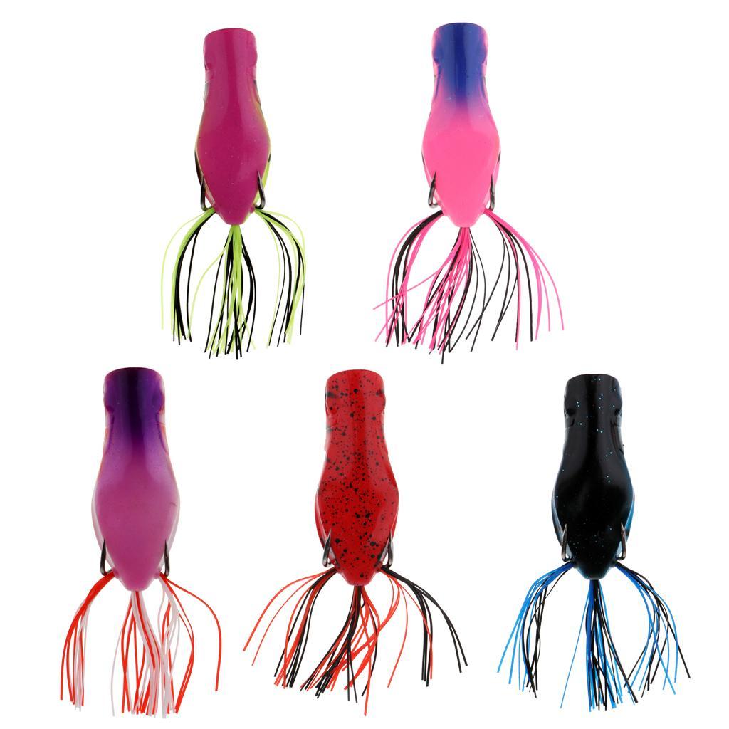 Lifelike Frog Soft Artificial Crankbaits Hook Baits