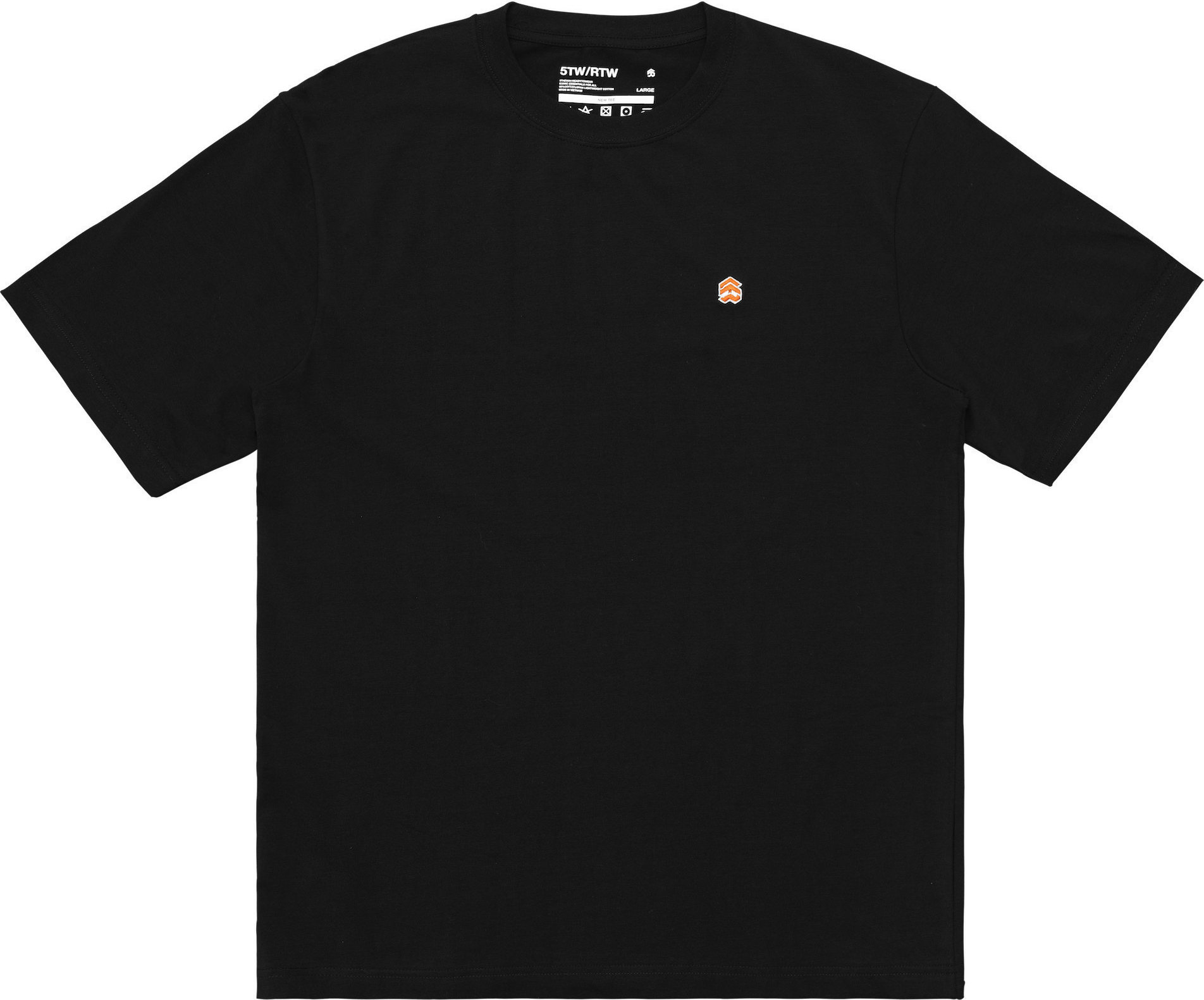 Áo Thun 5THEWAY Tay Ngắn Đen Form Mới aka 5THEWAY 5TW/RTW NEW TEE in BLACK