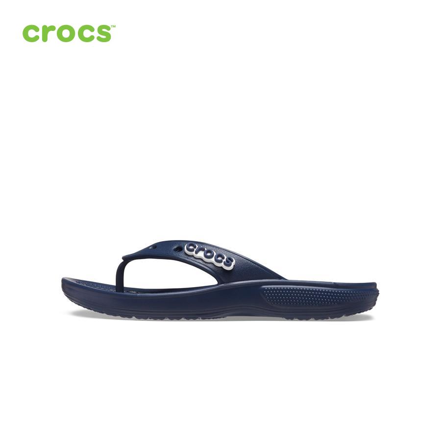 Dép xỏ ngón unisex Crocs FW Classic Flip U Navy - 207713-410