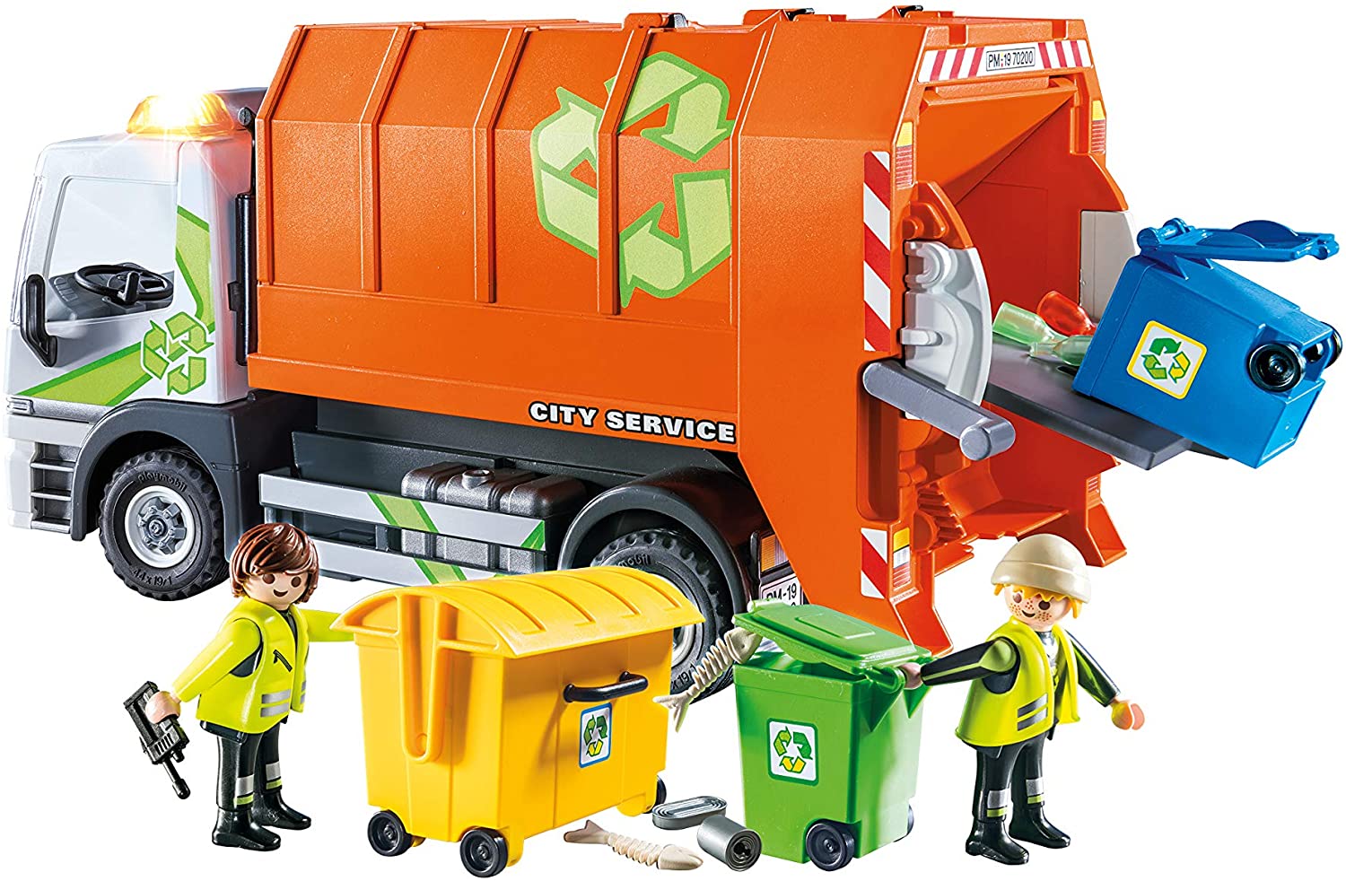 Đồ chơi mô hình Playmobil Xe tải rác - Recycling Truck