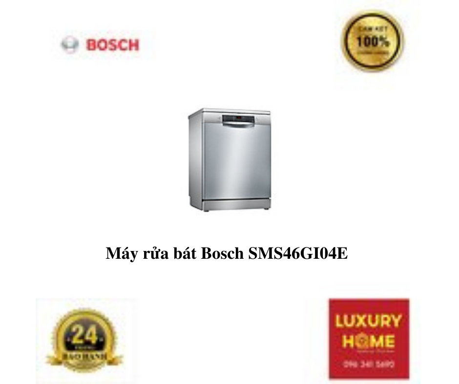 Máy rửa bát Bosch SMS46GI04E - Hàng chính hãng