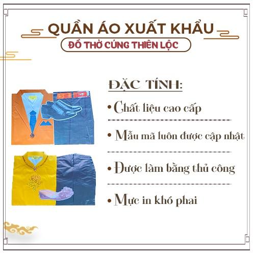 Quần Áo Giấy Vest/ Áo Dài Hàng Xuất Khẩu Cao Cấp Đồ Cúng Thiên Lộc