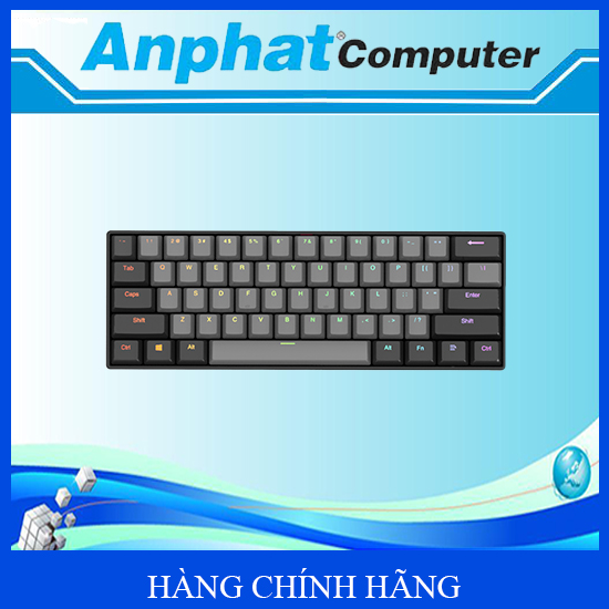 Bàn phím cơ không dây Newmen GM610 Grey - Hàng Chính Hãng