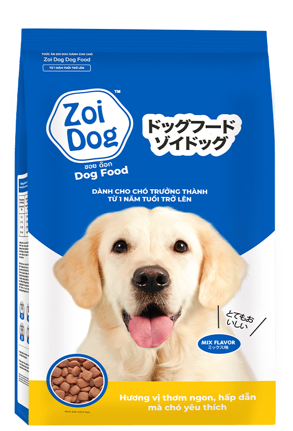 [Bao 20Kg] Zoi Dog Hạt Thức Ăn cho Chó [Dryfood for Dog] - (1Kg x 20 Gói)