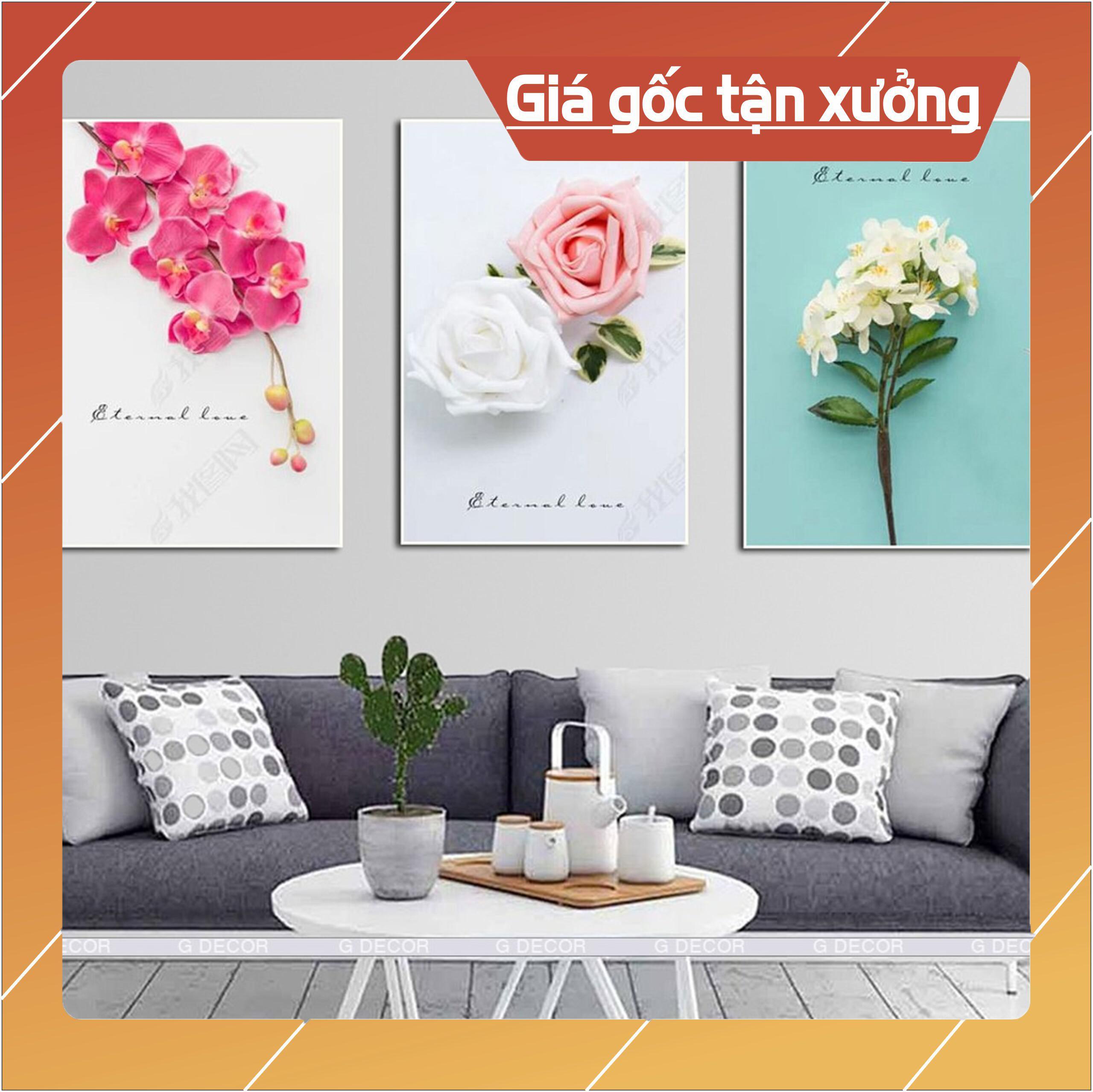 Bộ tranh treo tường phong thủy trang trí nội thất đẹp và giá gốc tại xưởng mới nhất thị trường ĐL 22 lá cây nhiệt đới thiên nhiên