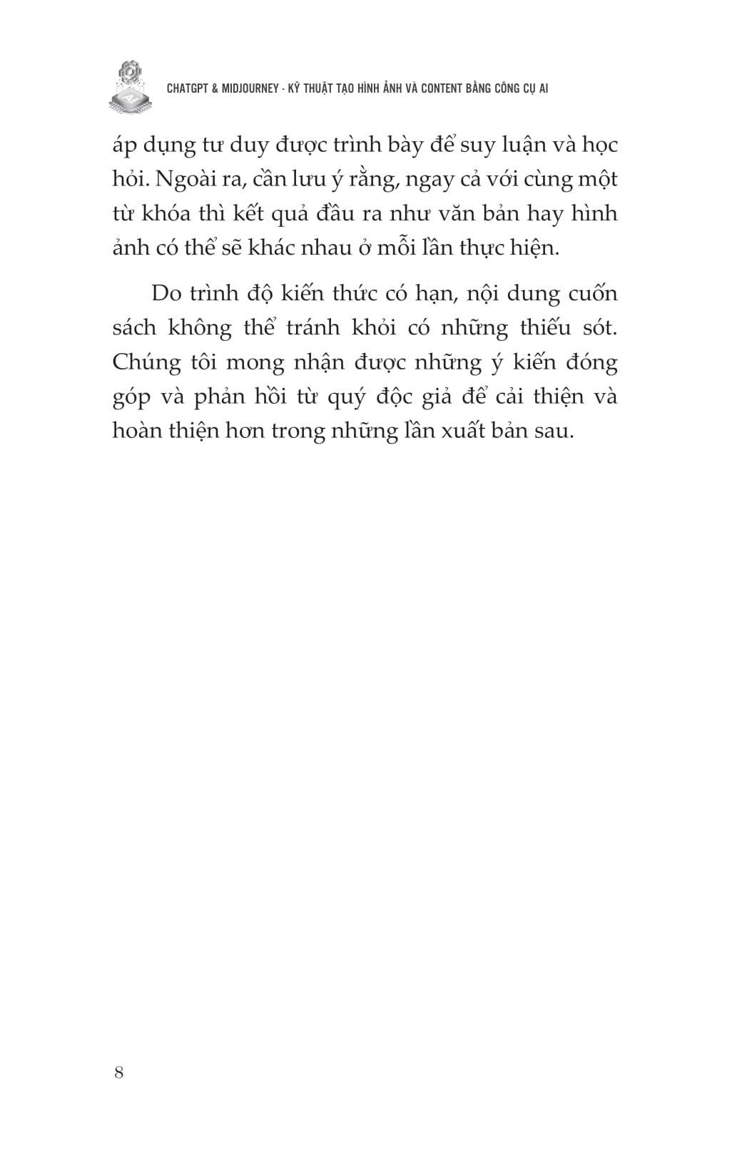 Sách - ChatGPT Và Midjourney - Kỹ Thuật Tạo Hình Ảnh Và Content Bằng Công Cụ AI