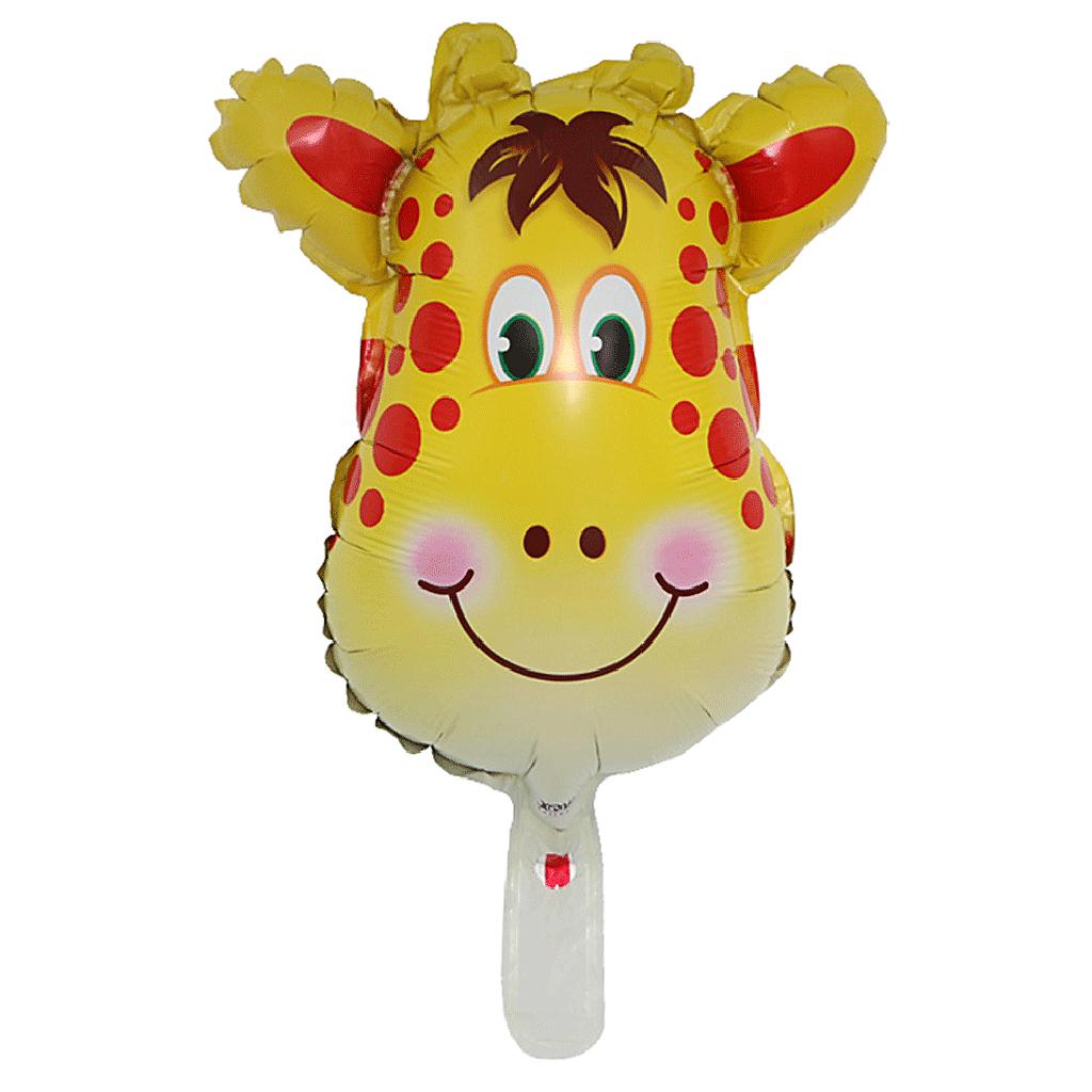 Cute Cartoon Animal Head Balloon Foil balloon for Kid Birthday Party Giraffe