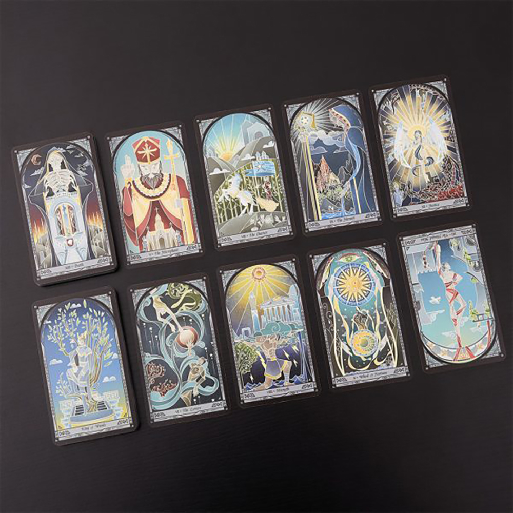 [Size Gốc] Bộ Bài Broken Mirror Tarot 78 Lá Bài 7x12 Cm  Đá Thanh Tẩy