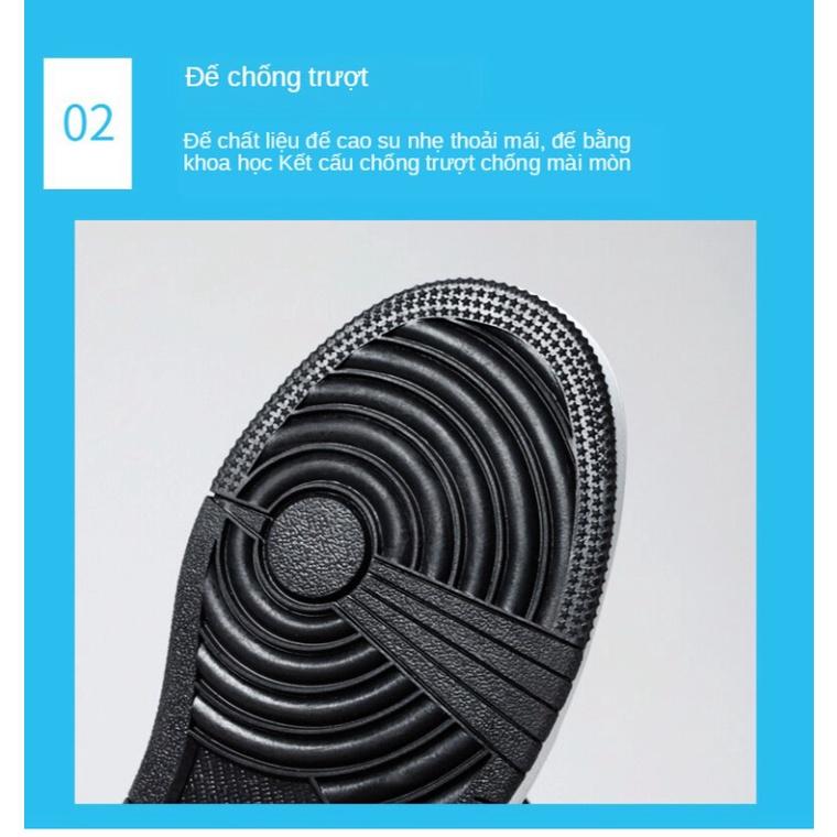 Giày thể thao mặt da chống thấm nước ống cao thời trang 2021