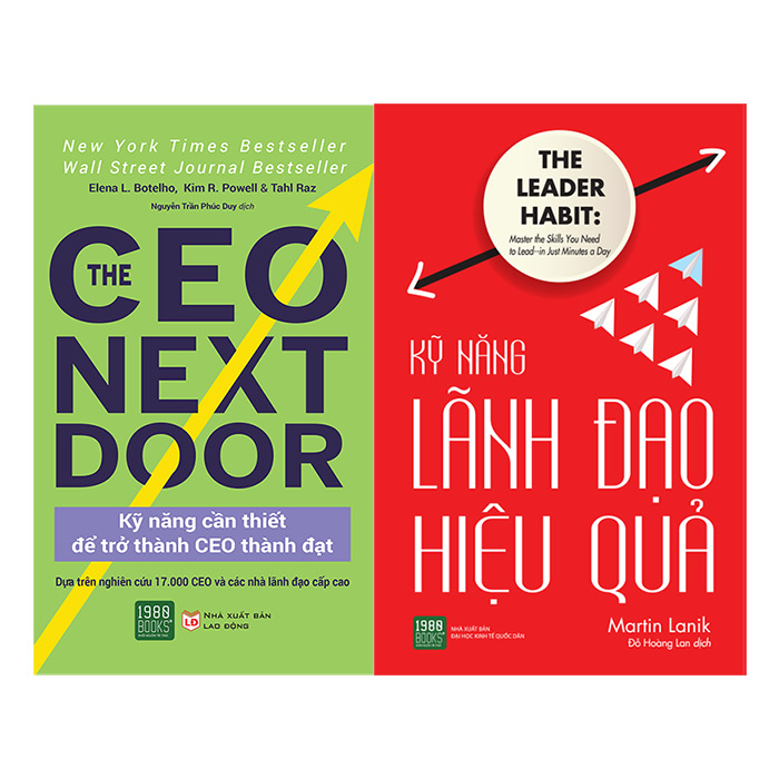 Combo Kỹ Năng Lãnh Đạo Hiệu Quả + CEO Next Door (2 Cuốn)