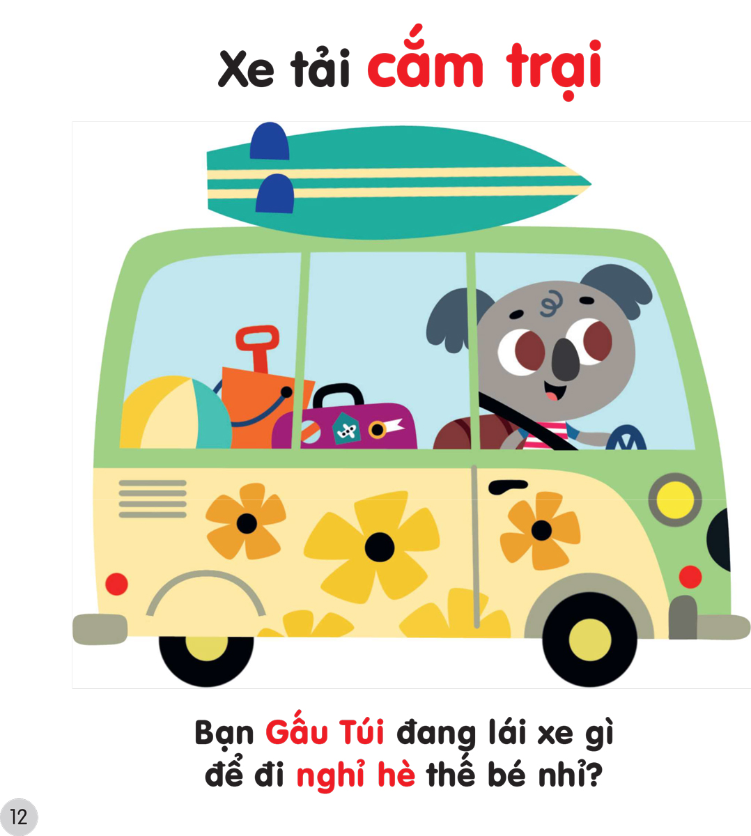200 Từ Vựng Mẹ Cùng Con Học Nói - Các Phương Tiện Giao Thông Ngộ Nghĩnh _DTI