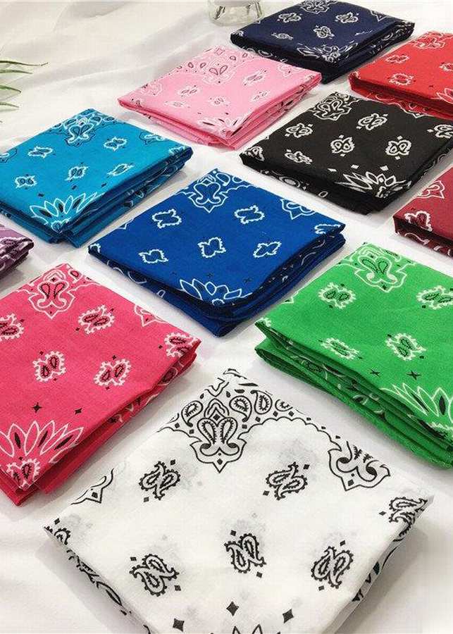Khăn Bandana Màu Xanh Lá - Mã B001