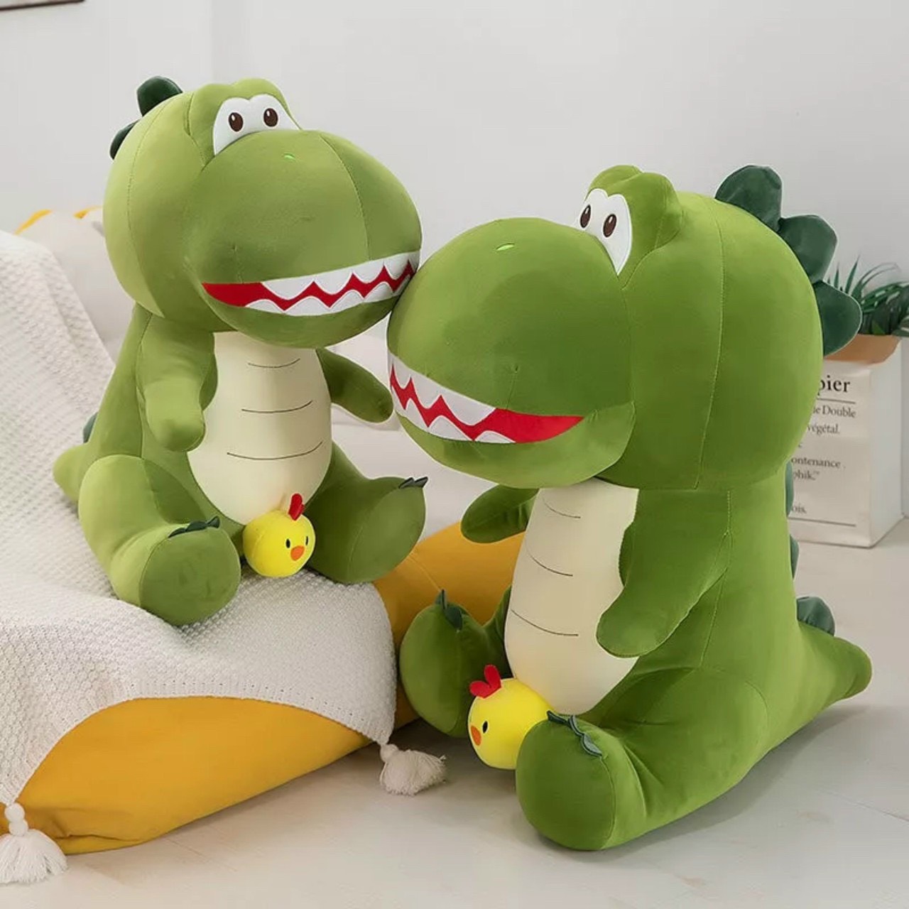 Gấu Bông Khủng Long gà size 40cm -50cm-65cm cao cấp