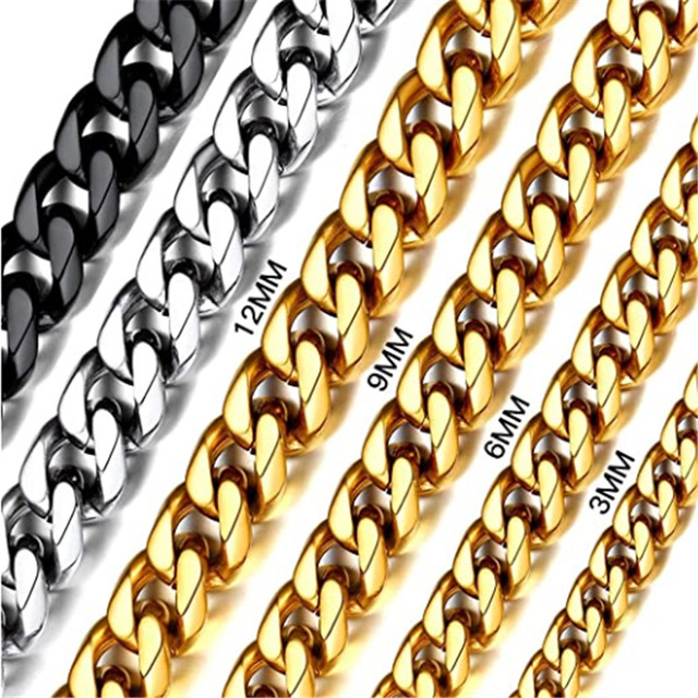 Dây chuyền inox nam móc xích cao cấp không đen BHDC192
