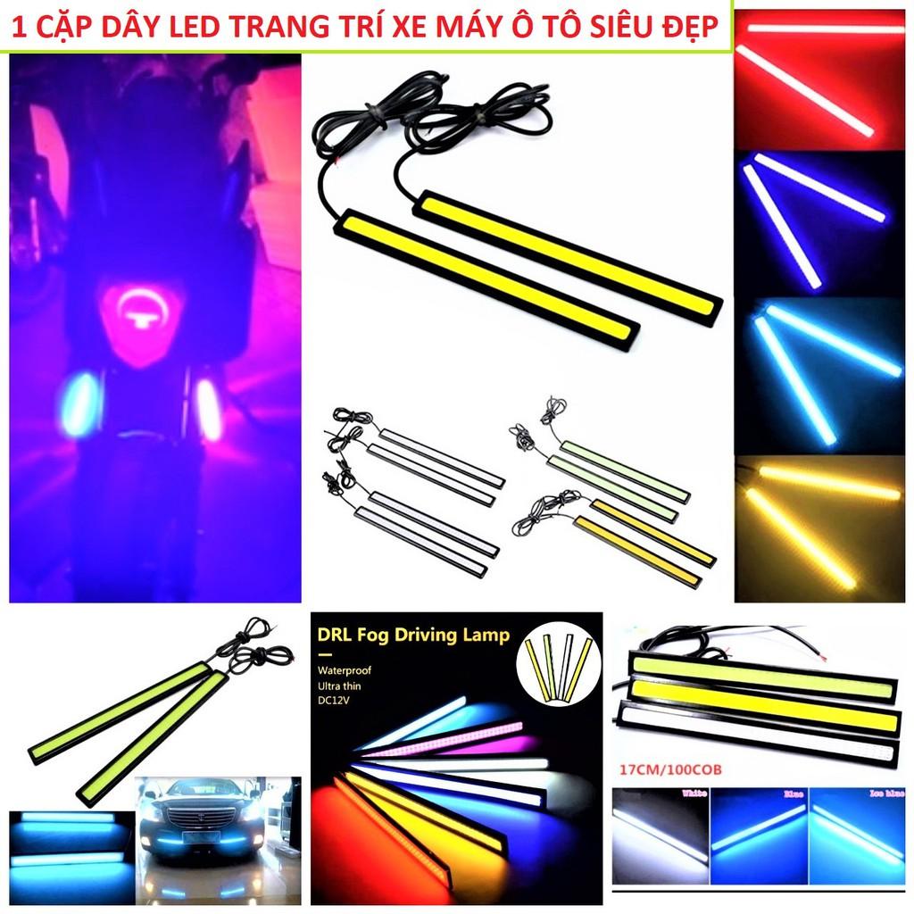 Dây led thanh trang trí ô tô xe máy chống nước loại tốt siêu bền hàng đẹp