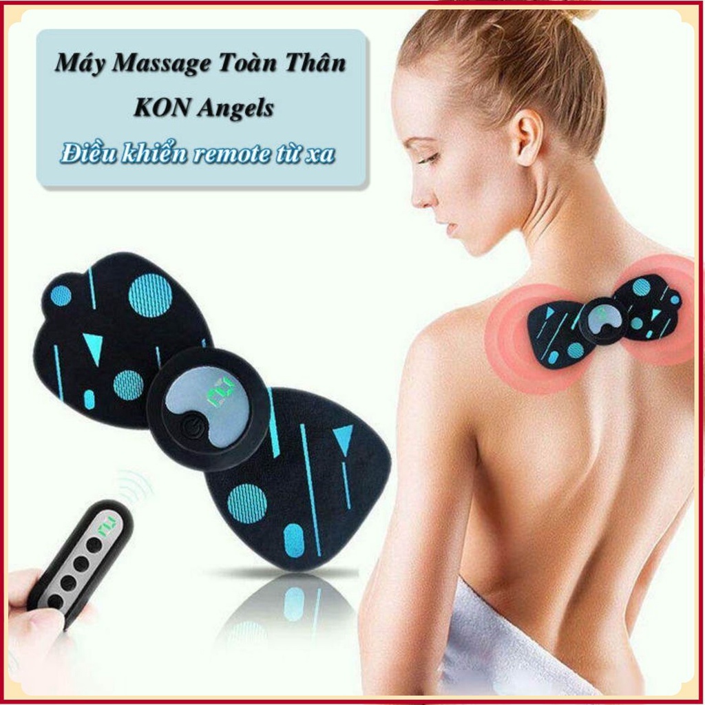 Máy Massage Toàn Thân Nhiều Vùng Cơ Thể Săn Chắc KON Angels Có Remote Điều Khiển