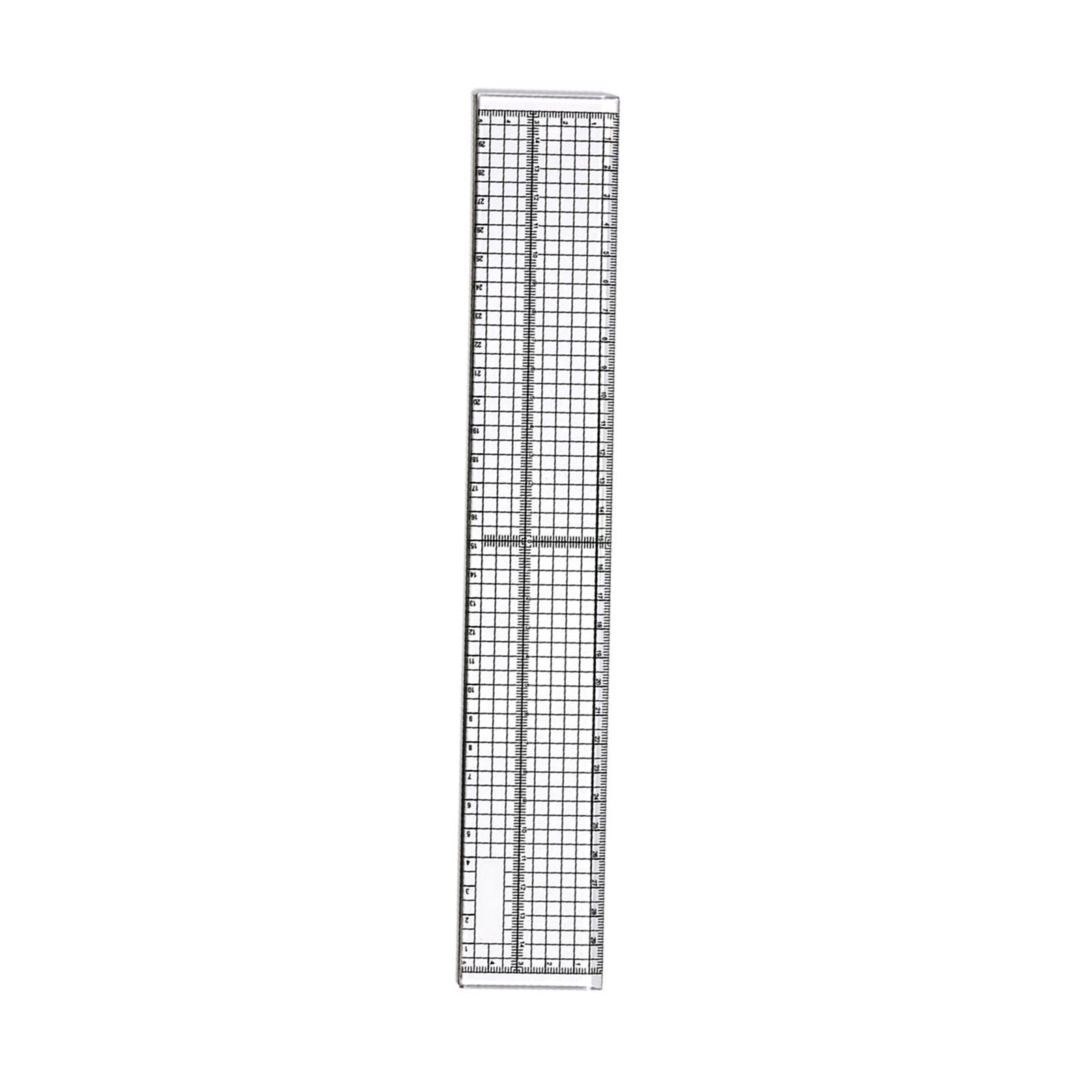 Clear Acrylic Patchwork Quilting Template Ruler Tailoring 03