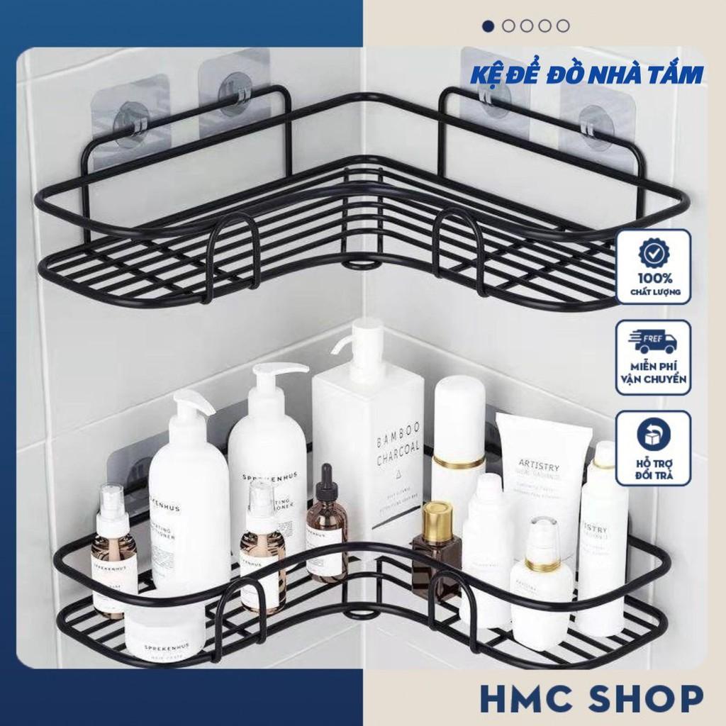 Kệ để đồ nhà tắm,giá để góc nhà tắm phun sơn tĩnh điện dán tường siêu dính trong nhà tắm, nhà bếp tiện dụng
