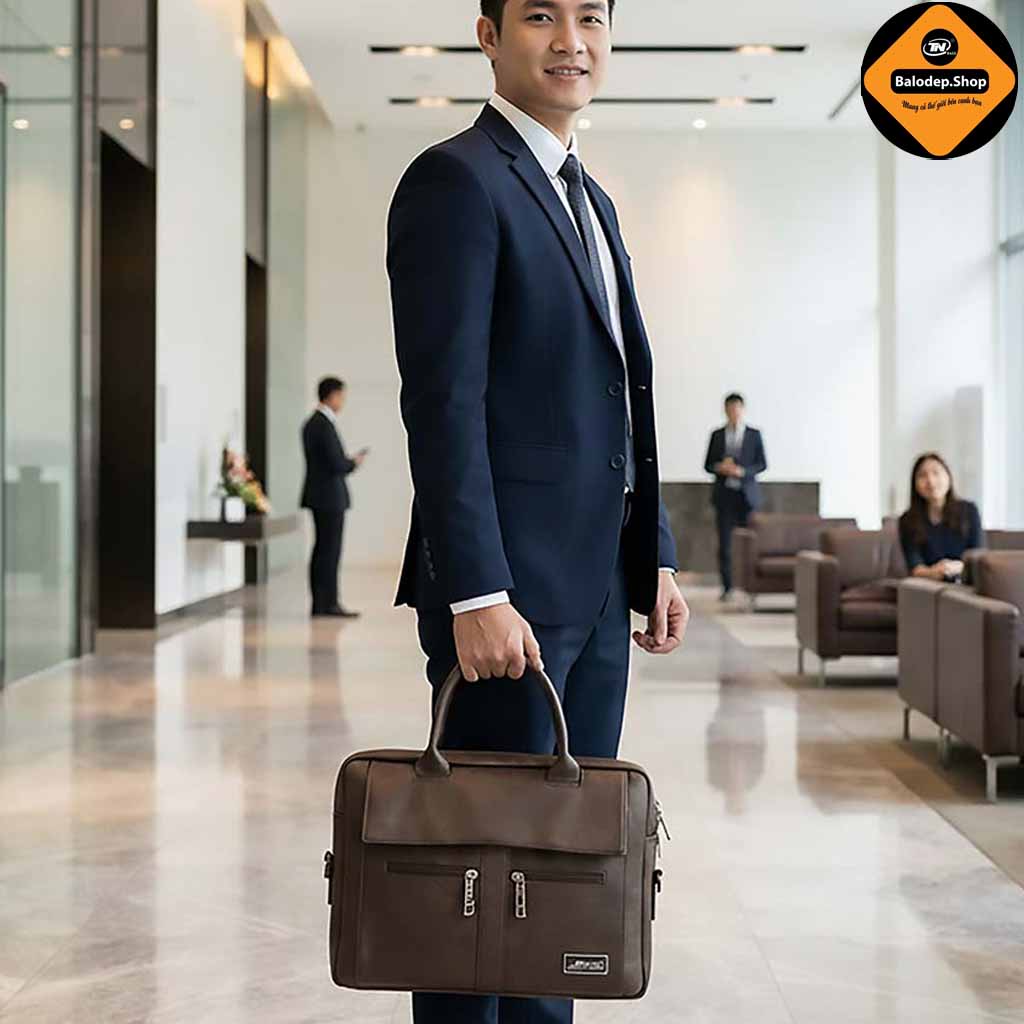 Cặp Công Sở Cao Cấp Xbags Lavish XB4301 – Cặp Laptop Da Sang Trọng, Chống Nước, Thiết Kế Hiện Đại Đẳng Cấp!