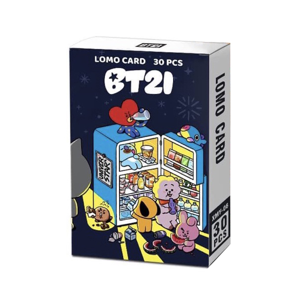 Lomo card BT21 BTS nhiều mẫu
