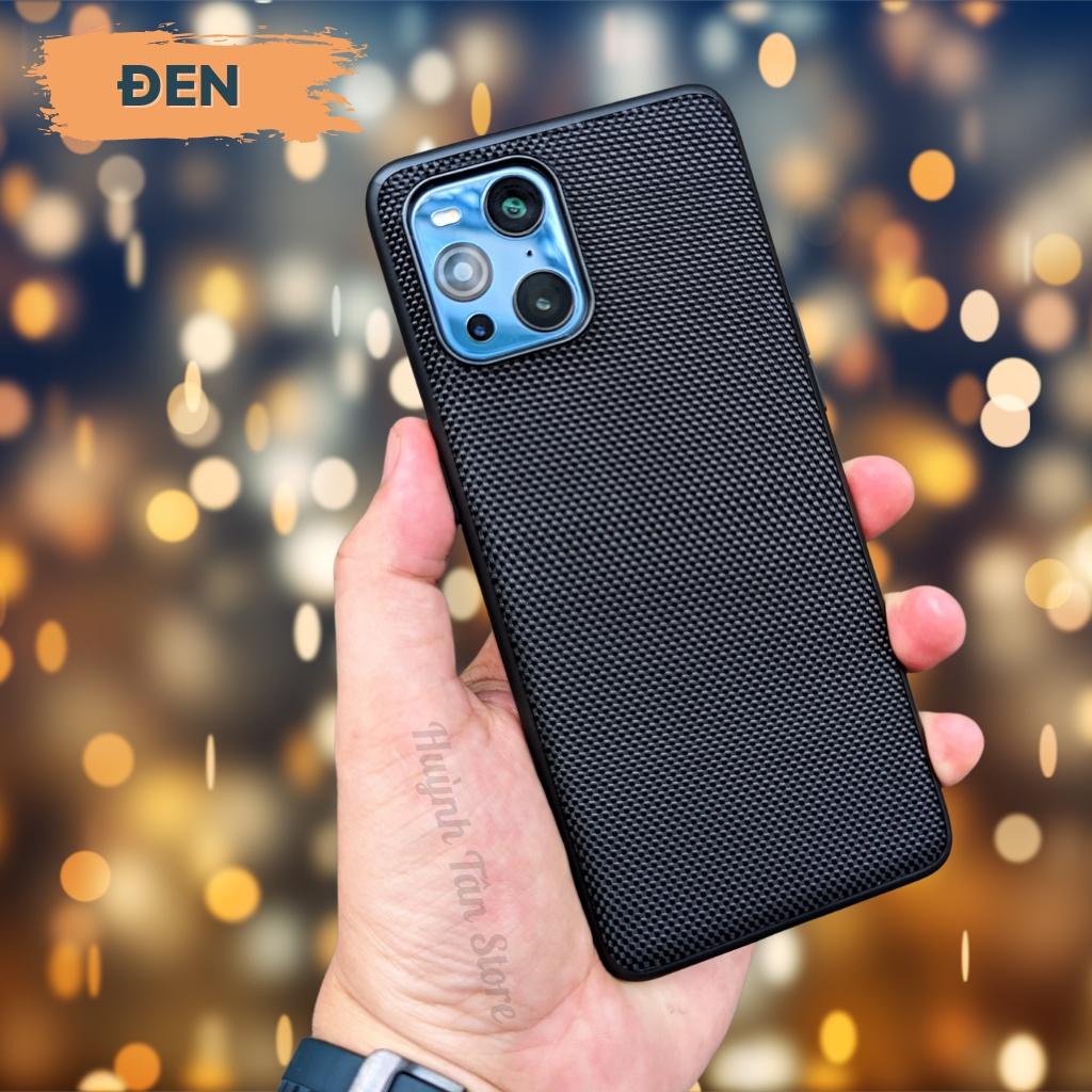 Ốp lưng find x3 x3 pro x5 pro vân VẢI NYLON nhiều màu chống bám vân tay bảo vệ camera phụ kiện huỳnh tân store