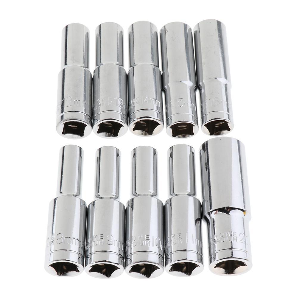 1/2inch Hex Power Nut Driver Socket Set Impact Drill Bits 8mm to 20mm