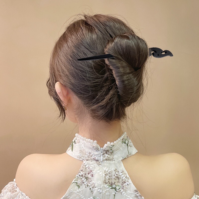 Trâm Búi Tóc Gỗ Phong Cách Cổ Trang Vintage - Trâm Cài Tóc Phong Cách Trung Hoa
