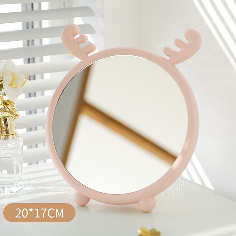 Gương trang điểm hình sừng hươu dễ thương