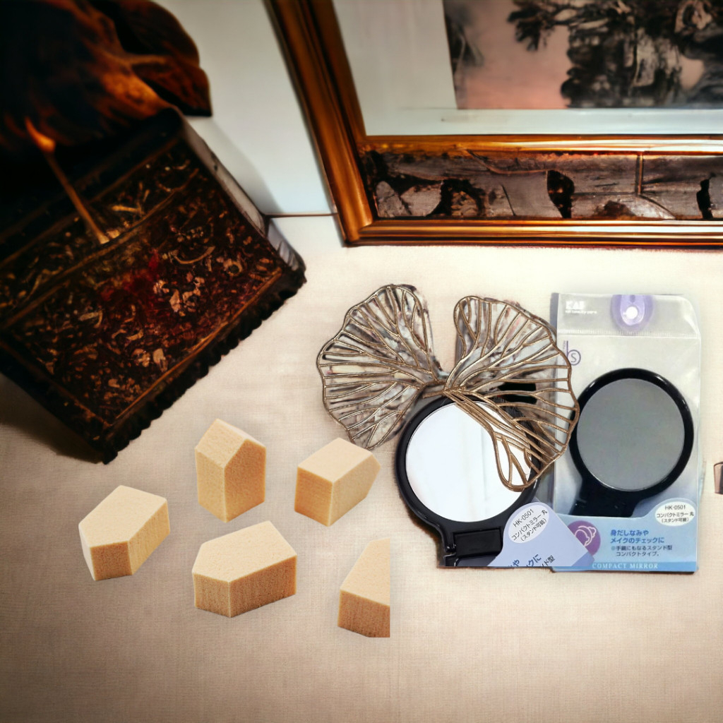 Bông Phấn Dùng Để Tán Kem Nền Hoặc Dặm Phấn Kai 83037 Beautycare 000KQ3064 (Set 30 Mút)