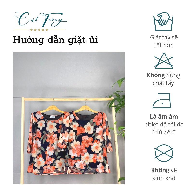 Thời trang Trung niên cao cấp - Áo kiểu Bigsize Trẻ trung , sang trọng - Thiết kế mới nhất 2021 - Bigsize Cát Tường