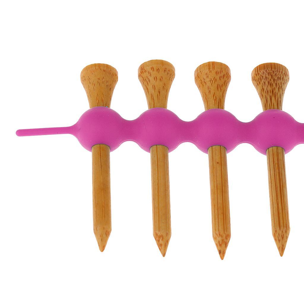 2 Pieces High-quality Golf Tee Holder  Pieces Wooden golf professional tees Combo