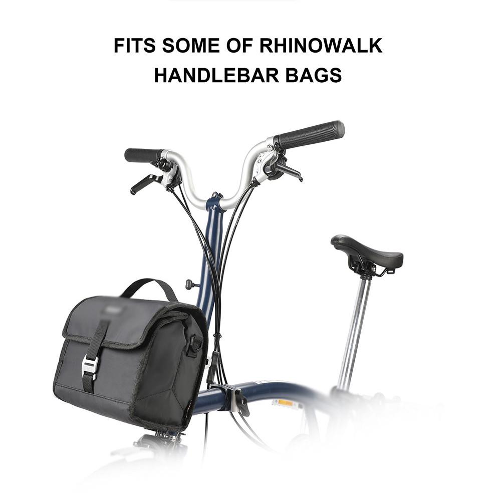 Rhinowalk Bike Bag Adapter Folding Bike Front Bag Block Adapter Bike Bag Bracket Aluminum Alloy Bicycle Bag Installation Accessory