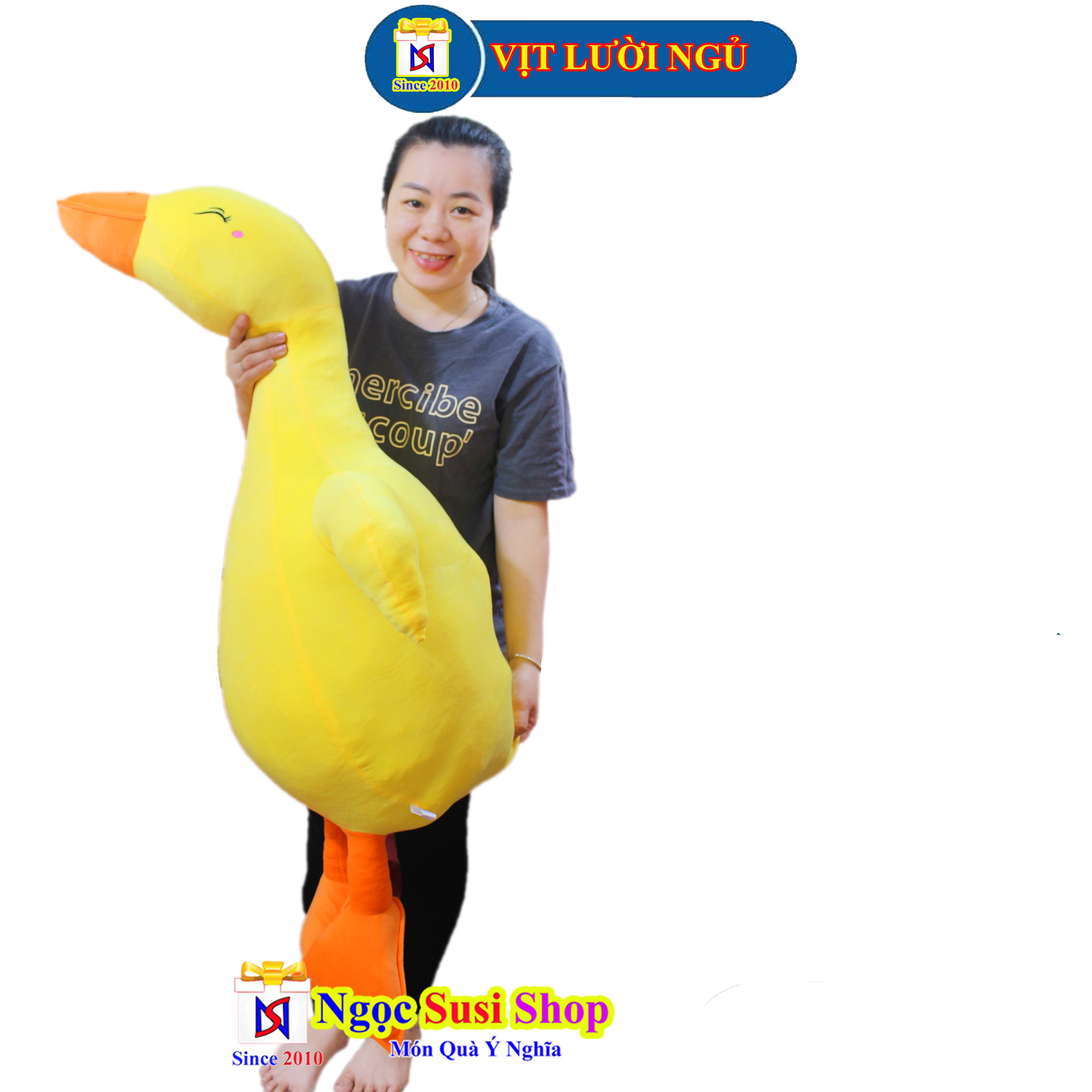 THÚ BÔNG VỊT TIKTOK LƯỜI NGỦ TRẦM CẢM KHỔNG LỒ