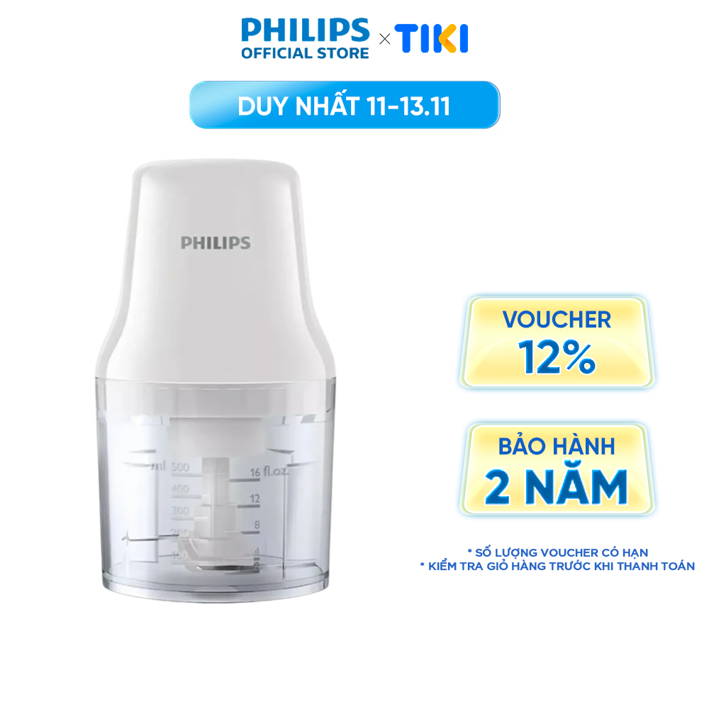 Máy xay thịt Philips HR1393/00 - Hàng Chính Hãng