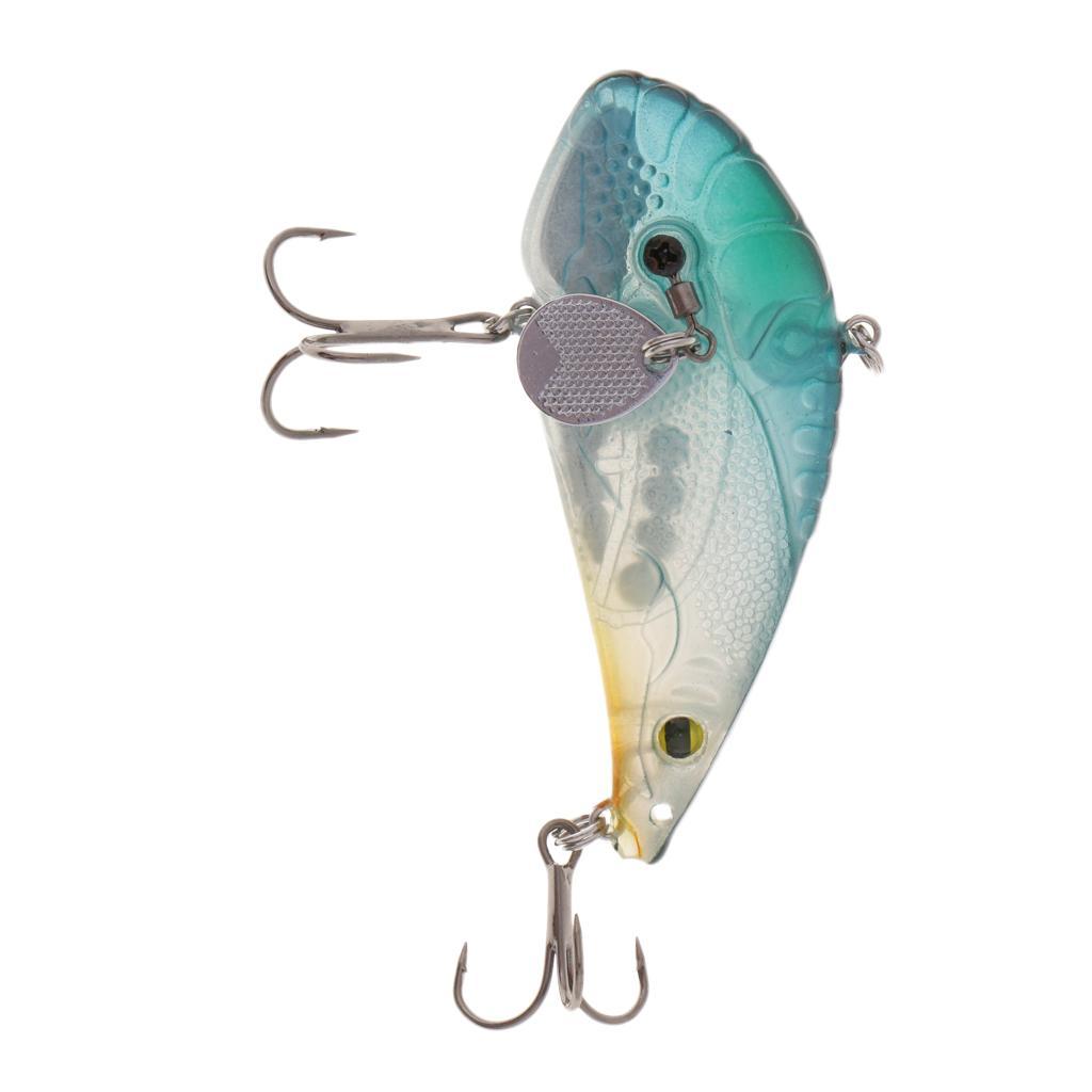 VIB Jigging Hard Artificial Saltwater Fishing Spoon Lure Casting Fishing Bait 7cm
