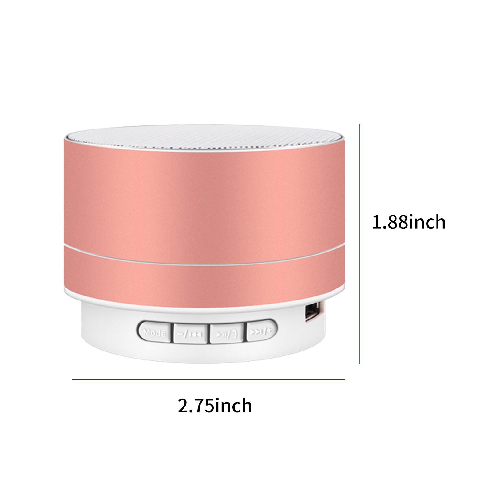 Loa Mini Bt Có Đèn 7 Màu Không Dây Nhỏ Có Thể Sạc Lại Usb Di Động Cho Văn Phòng Du Lịch Ngoài Trời