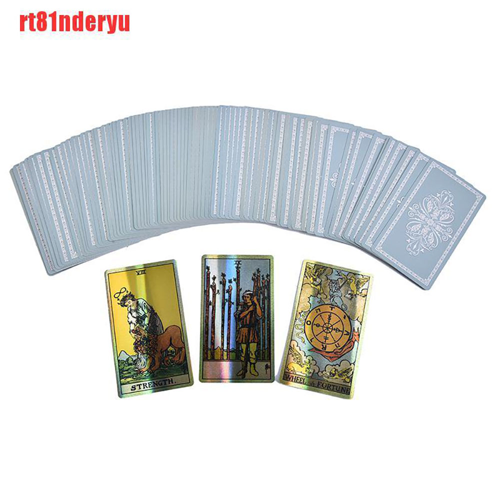 Bài Tarot A.E Waite Tarot Holographic Phiên Bản Óng Ánh Đặc Biệt Đá Thanh Tẩy