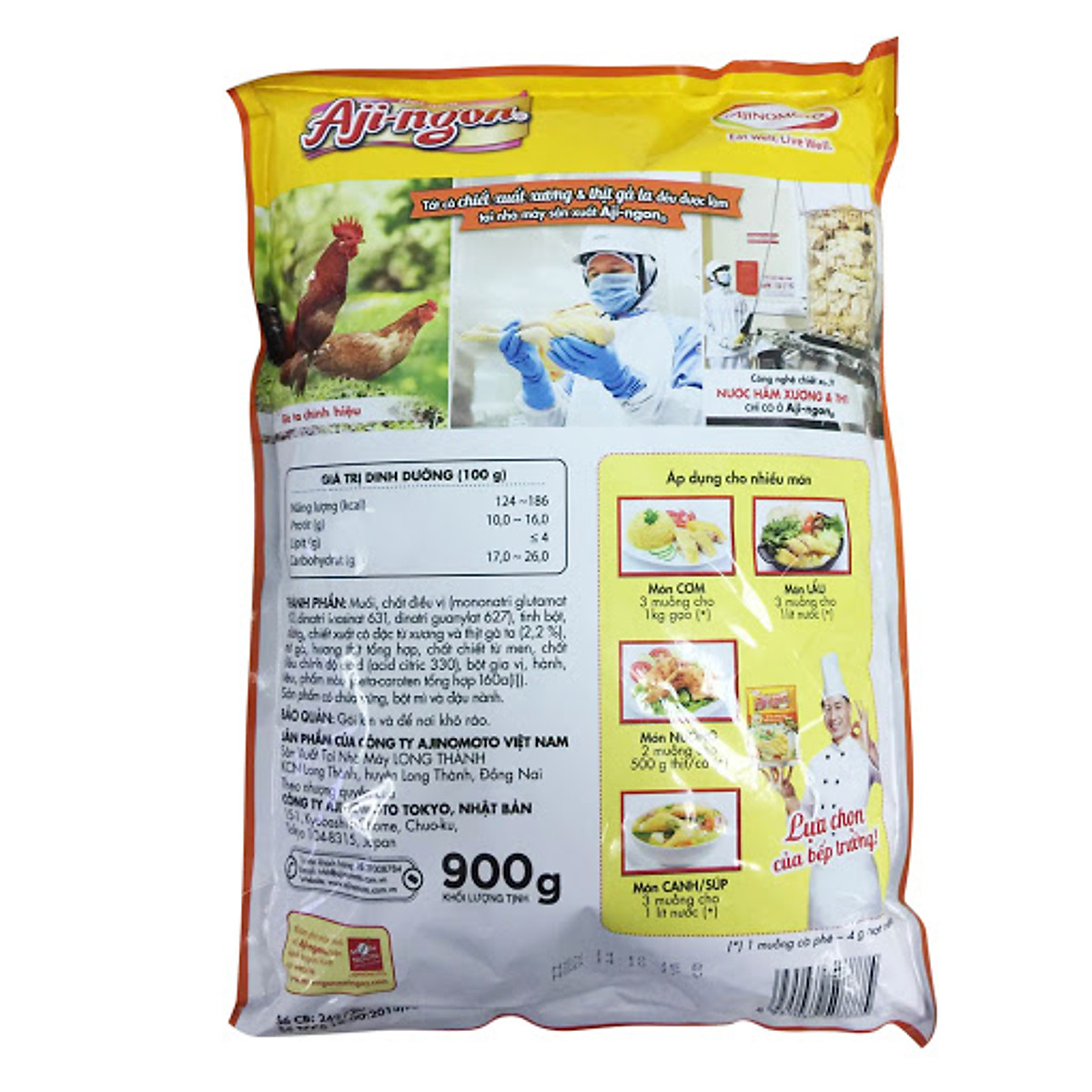 Hạt Nêm Aji-ngon Gà 900g