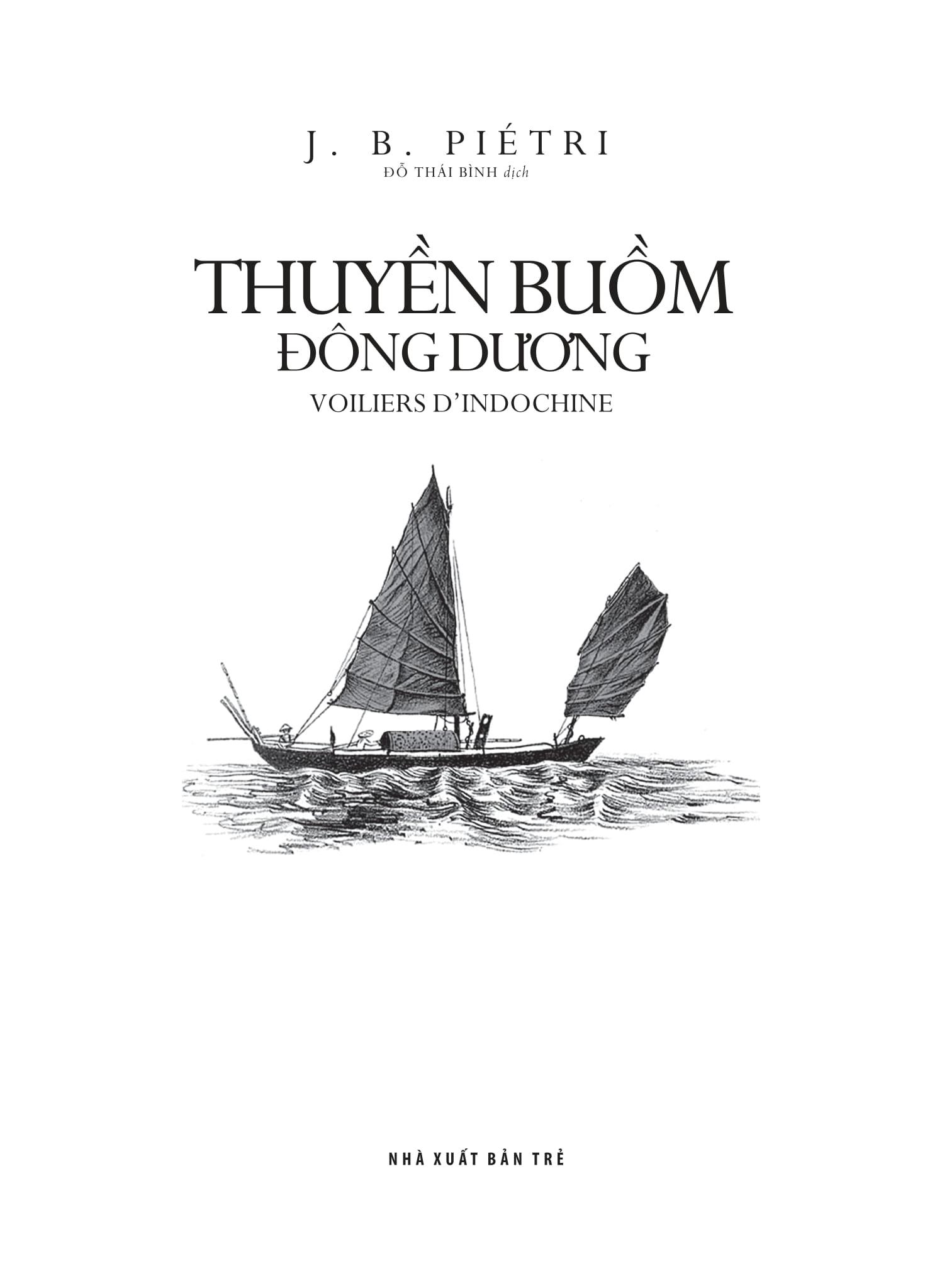 Sách - Thuyền Buồm Đông Dương - Voiliers D’Indochine