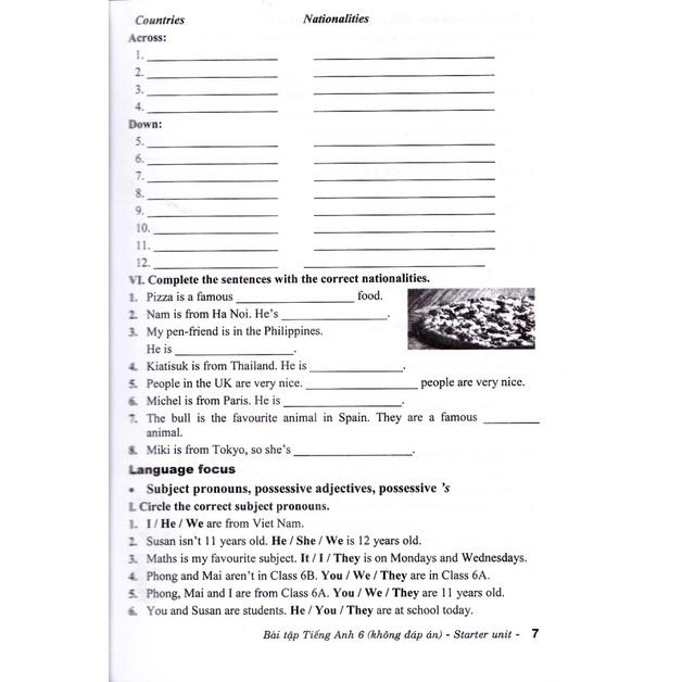 Bài tập tiếng anh 6 - Friends Plus - Chân trời sáng tạo (Tặng kèm đáp án bằng file)