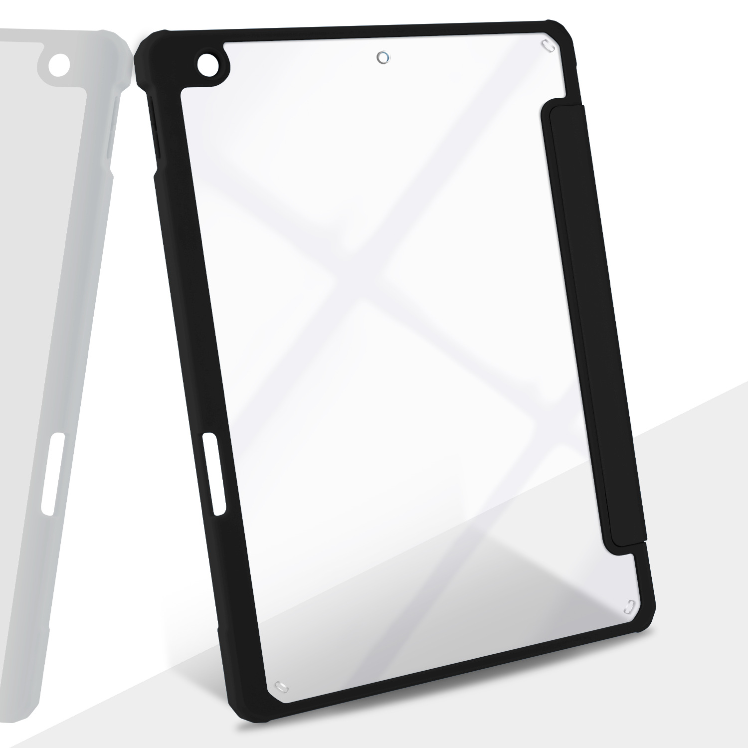 Bao Da Cover Dành Cho Apple Ipad Mini 6 8.3 Inch 2021 Có Khe Apple Pencil Đáy Cứng Trong Suốt Cạnh Mềm Hỗ Trợ Smart cover