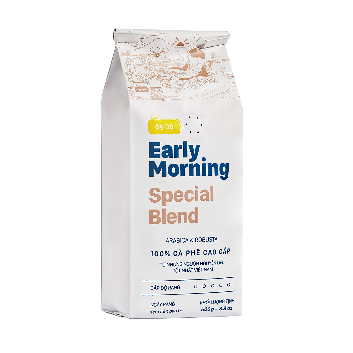 Cà Phê Xay bột Cao Cấp Early Morning - Special Blend (500G)