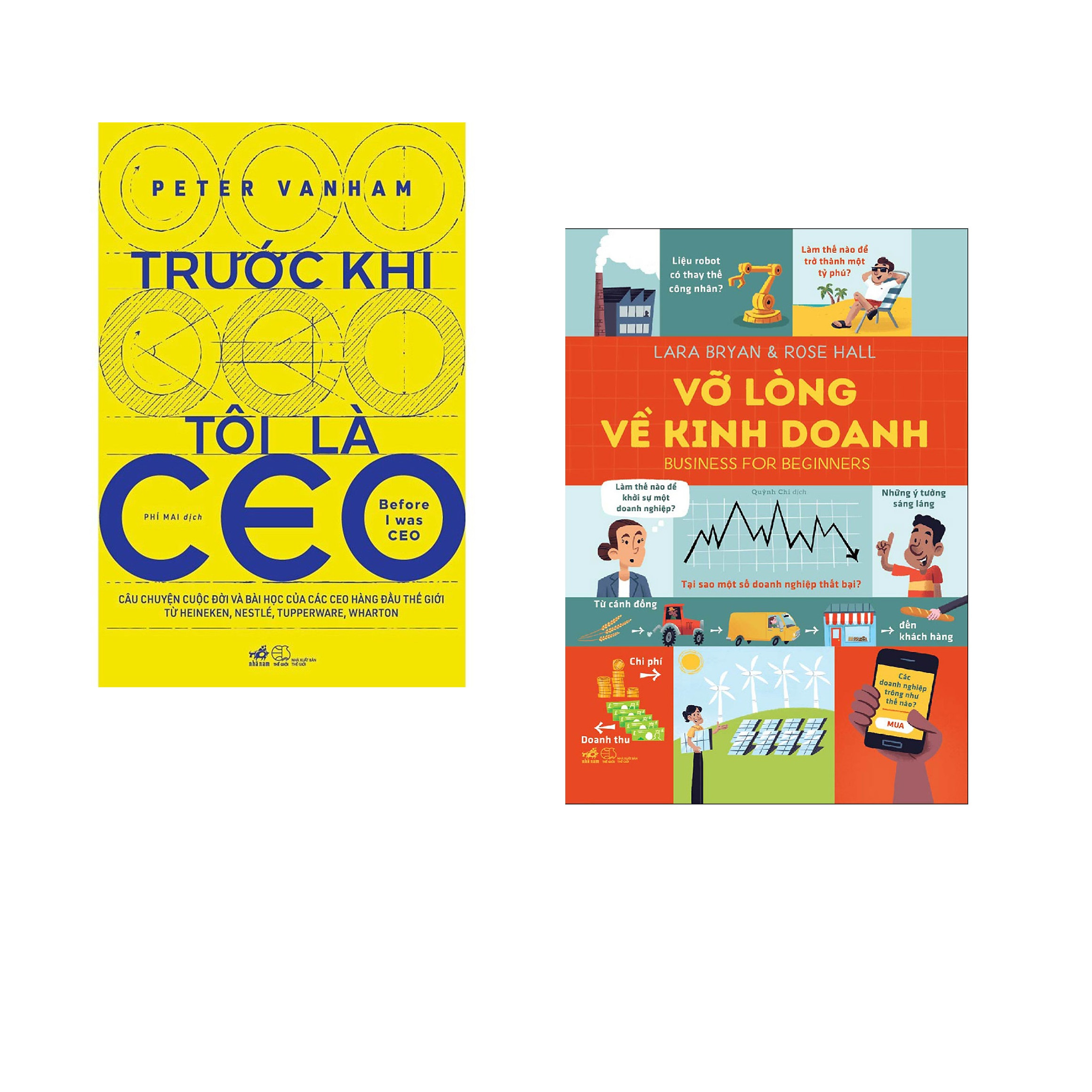 Combo 2 cuốn sách: Trước khi tôi là CEO + Vỡ lòng về kinh doanh