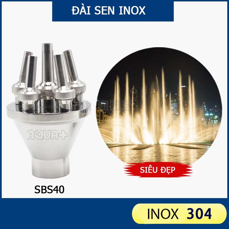 Đầu Phun Inox cho Đài Phun Nước